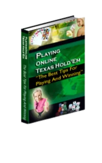 Playing Online Texas Hold 'Em – Image 1