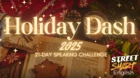 Holiday Dash - 21 Day Speaking Challenge (STARTER) – Image 1