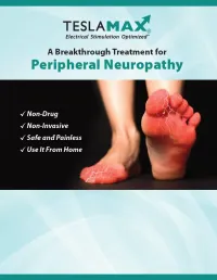 Full-Page TeslaMax Patient Brochure 25-Pack for Peripheral Neuropathy – Image 1