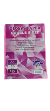 MW2391 Photo Paper Mw 180Gsm Dsg A4 20S – Image 3