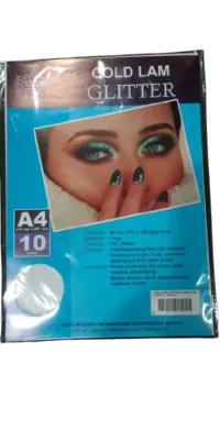 MW2347 Cold Lam Glitter A4 80Mic 10S – Image 4