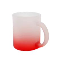 MW2178-2182 and MW2184-2185 Mug 11Oz Frosted Color Variations – MW2185 MUG 11OZ FROSTED ROSE RED