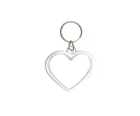 MW0011 Acrylic Keychain Heart F16 20S (Pc) – Image 1