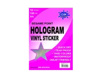 MW0667 Sesame Point Printable Holographic Vinyl Sticker Paper A4 (10 Sheets) – Image 1