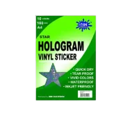 MW1745 Storm Eye Printable Holographic Vinyl Sticker Paper A4 (10 Sheets) – Image 1