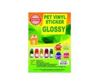 MW1824 Vinyl Sticker Pet Glossy A4 5S – Image 1