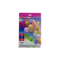 MW0882 Glossy Photo Sticker Paper A4 (20 Sheets, 115 GSM) – Image 1