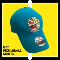 Pickleball Screamer Performance Hat – Seaglass Blue