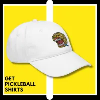 Pickleball Screamer Performance Hat – White