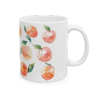 Sun-Kissed Peach Watercolors Mug – Image 4