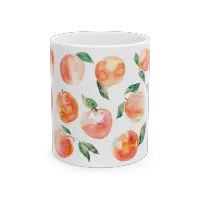 Sun-Kissed Peach Watercolors Mug – Image 5