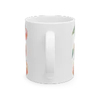Sun-Kissed Peach Watercolors Mug – Image 6