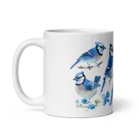 Bluejay Serenade Watercolor Mug – Image 5