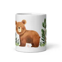 Wilderness Brew Watercolor Bear Mug – Image 4