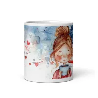 Stars, Stripes & Sips – Watercolor USA Flag Mug – Image 4