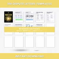 100 Dispute Letters Templates – Image 2