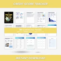 Credit Score Tracker - Printable – Image 2