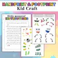 Little Monsters - Hand & Footprint Art – Image 2