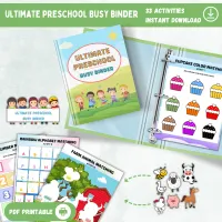 Ultimate Preschool Busy Binder – Image 1