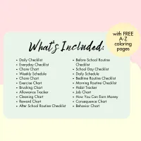 Kids Chore Chart Bundle – Image 5