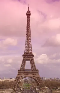 Eiffel Tower, Paris Pink No. 2 – Image 3