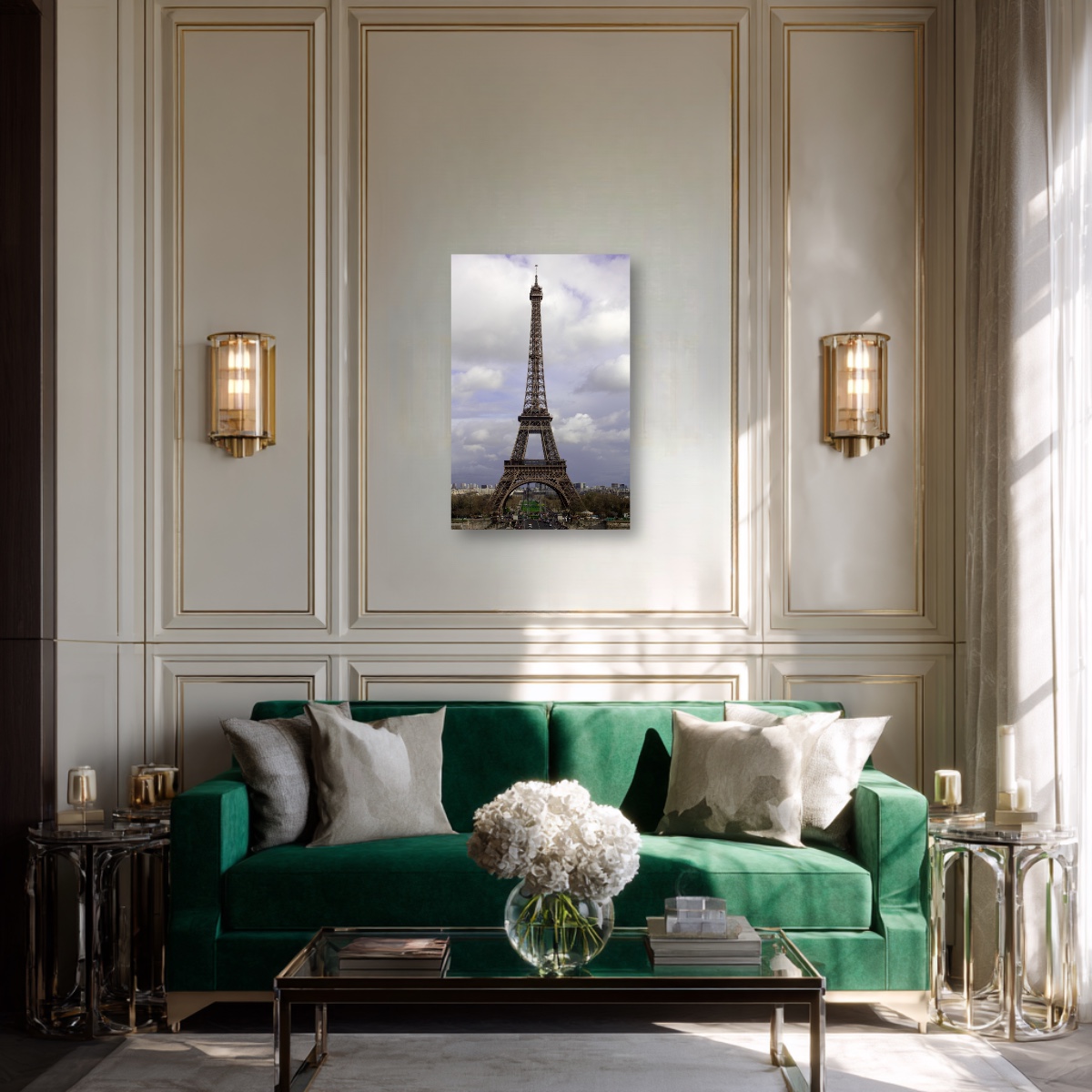 Eiffel Tower, Paris  Blue No. 1 – 36 x 24
