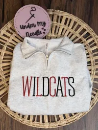 WILDCAT 1/4 zip Sweatshirt  – Image 2