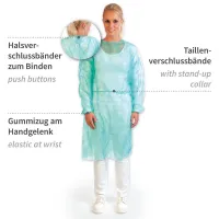 Kittel mit Armgummi | PP – Image 3