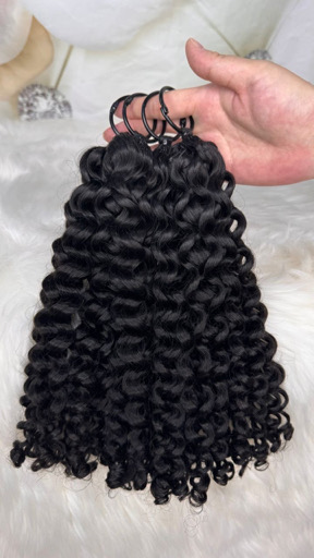 Crochet Italy Curly Human Hair – 16"