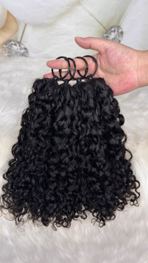 Crochet Cambodian Curly Human Hair – 16"