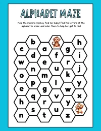 Letters Activity Book Digital Download – Image 3