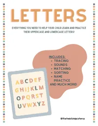 Letters Activity Book Digital Download – Image 1