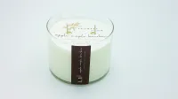 Apple Maple Bourbon Classic Glass 2 Wick Soy Candle – Image 3