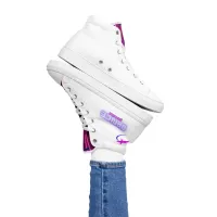Women’s high top canvas shoes – Image 2
