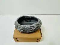 Cement Rock Planter w/o saucer – Image 1
