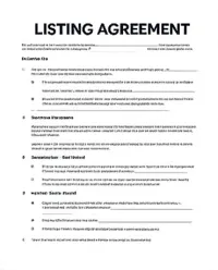 Listing Agreement Template – Image 1