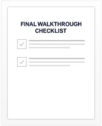 Final Walkthrough Checklist – Image 1