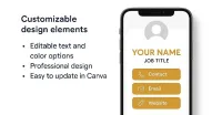 Real Estate Business Card Canva Template – Image 1