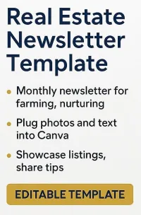 Real Estate Newsletter Template – Image 1