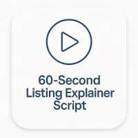 60-Second Listing Explainer Script – Image 1