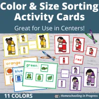 Color & Size Sorting Activities – Image 1