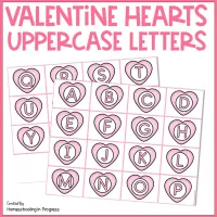 Valentine's Day Sensory Bins Alphabet Activities for Preschool & Kindergarten – Image 5