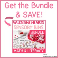 Valentine's Day Sensory Bins Alphabet Activities for Preschool & Kindergarten – Image 11