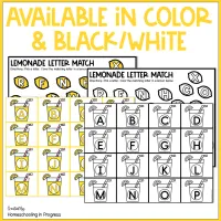 Summer Lemonade Sensory Bins Alphabet Activities for Preschool & Kindergarten – Image 9