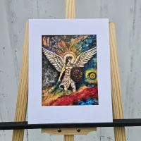 ArchAngel Michael - Matted Print – Image 1