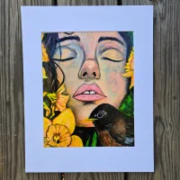 April Blessings - Matted Print – Image 2