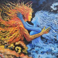 The Love of Fire and Ice - Original – Image 1