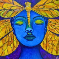 Dragonfly Dreamer - Original – Image 1