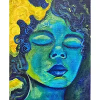 Sunlight on a Blue Mind - Original  – Image 1