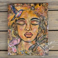 Autumn's Whisper - Original on Wood – Image 1